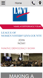 Mobile Screenshot of lwvlinncounty.org